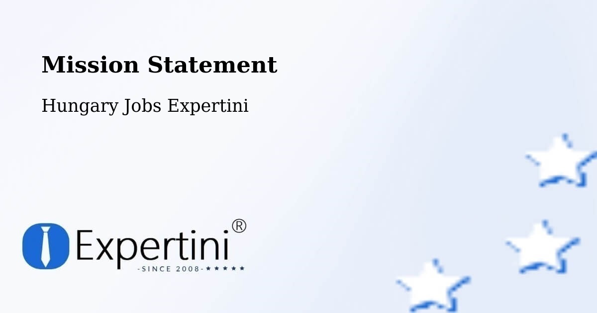 Corporate Mission – Hidas - Hungary Jobs Expertini